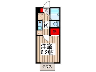 MIジュネス市川の物件間取画像